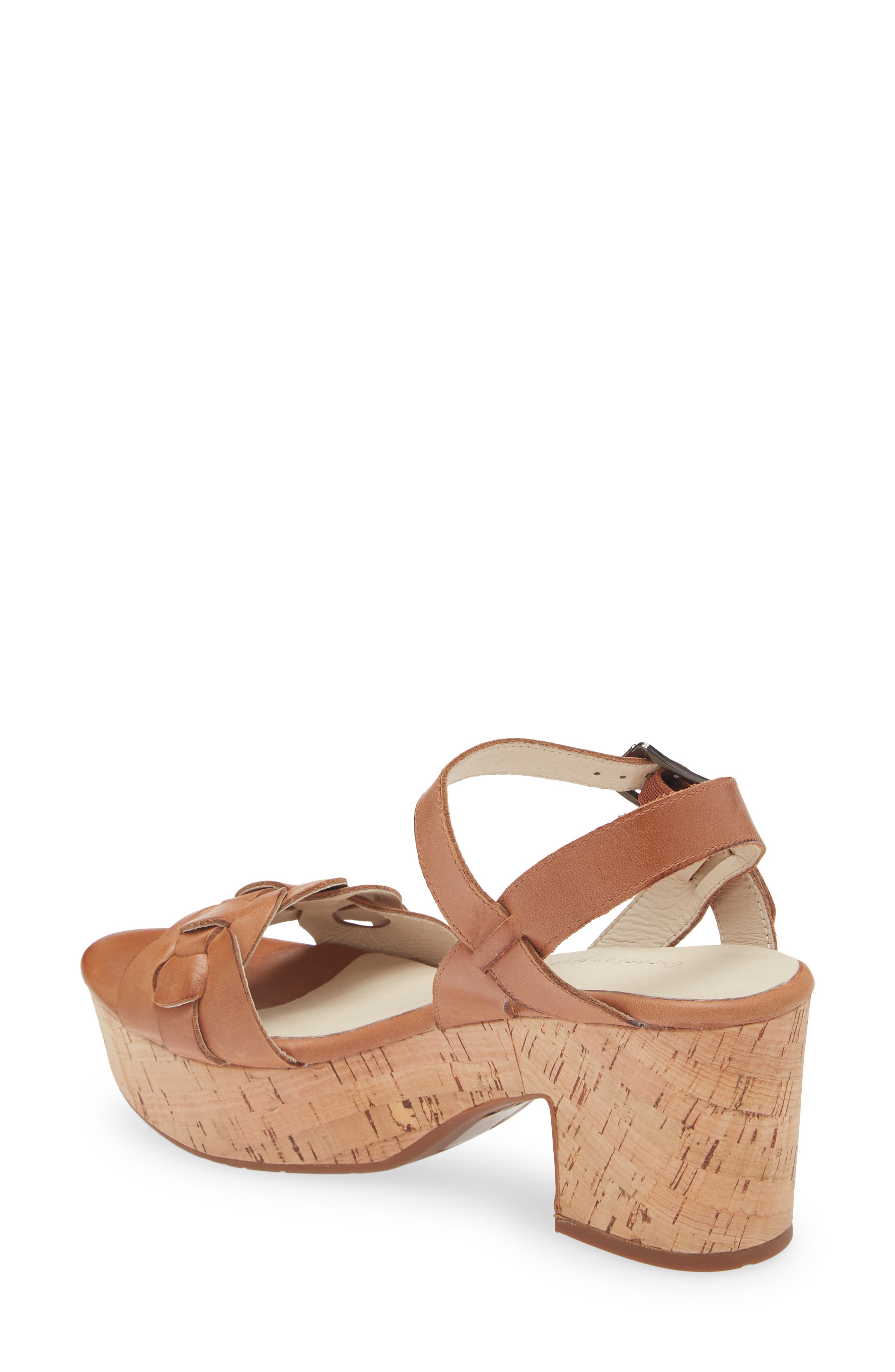 Chocolat Blu Glenda Platform Sandal, Alternate, color, Whiskey Leather