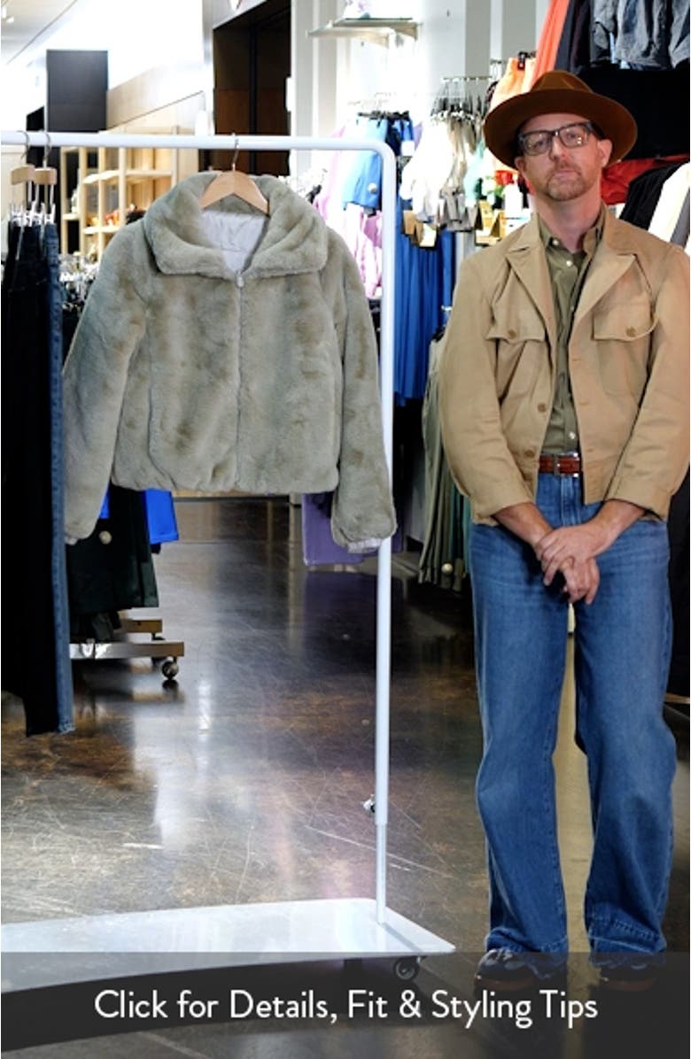 Jeon Wind & Water Resistant Reversible Faux Shearling & Recycled Polyester Puffer Jacket, sales video thumbnail