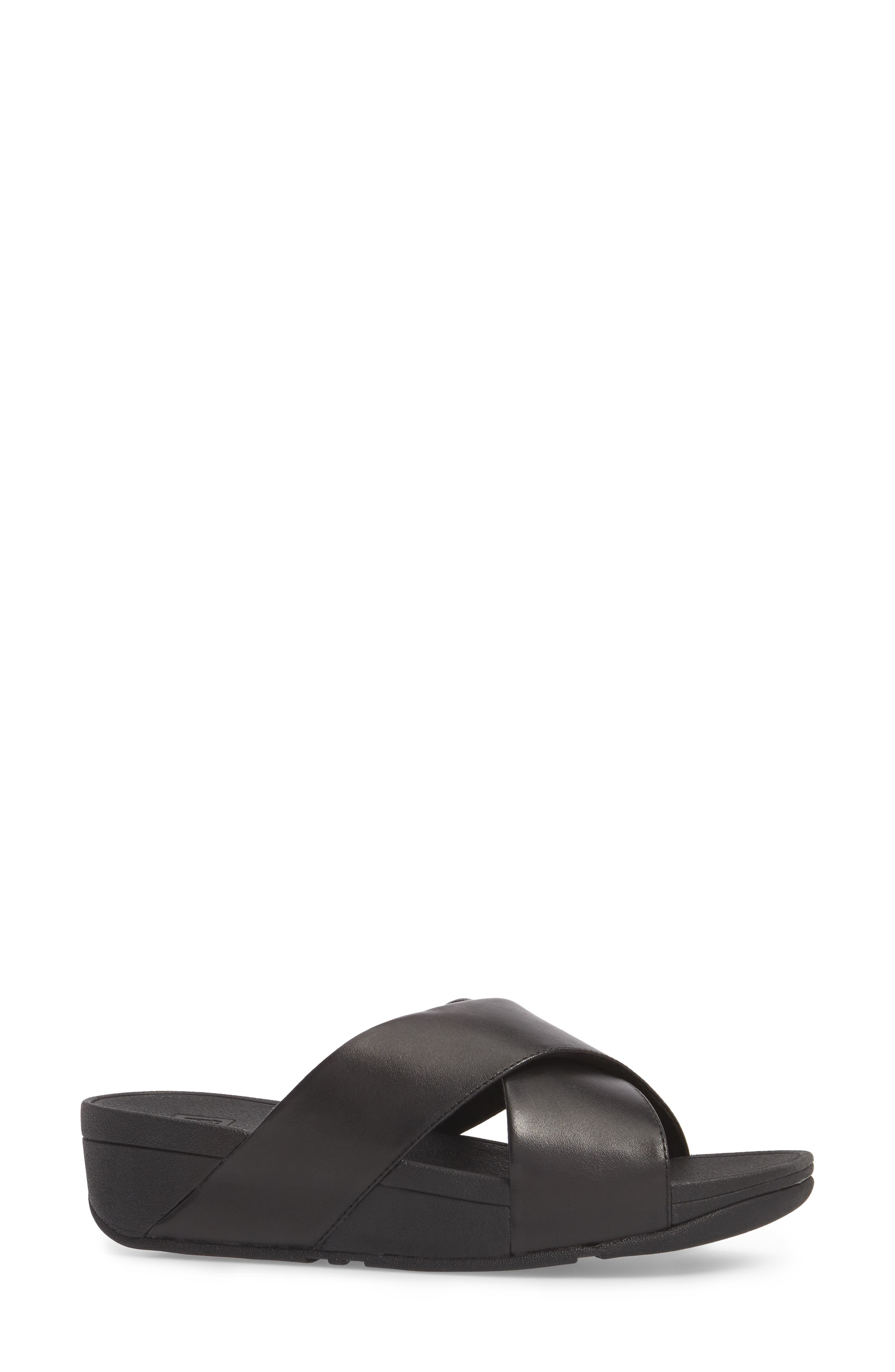 FitFlop Lulu Cross Slide Sandal, Alternate, color, 