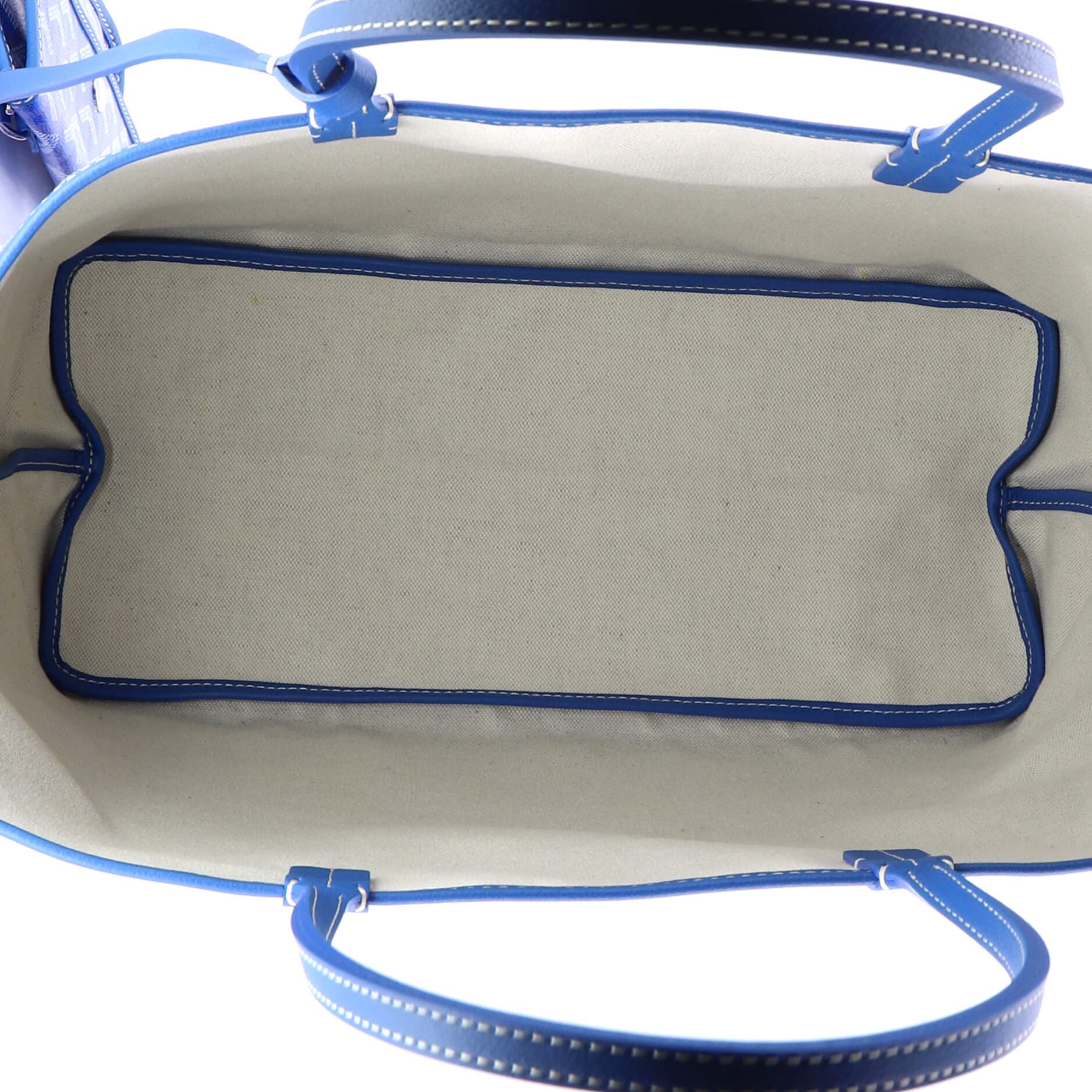 Pre-Owned Goyard Saint Louis Tote Coated Canvas PM, Alternate, color, Blue