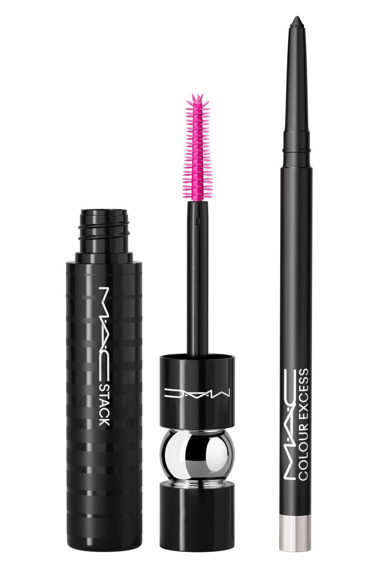 Eye-con Status Mascara + Gel Eyeliner Duo Gift Set (Limited Edition) $54 Value, Main, color, BLACK