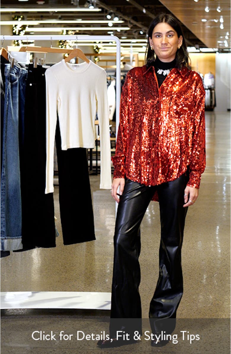 Find Your Light Sequin Button-Up Shirt, sales video thumbnail