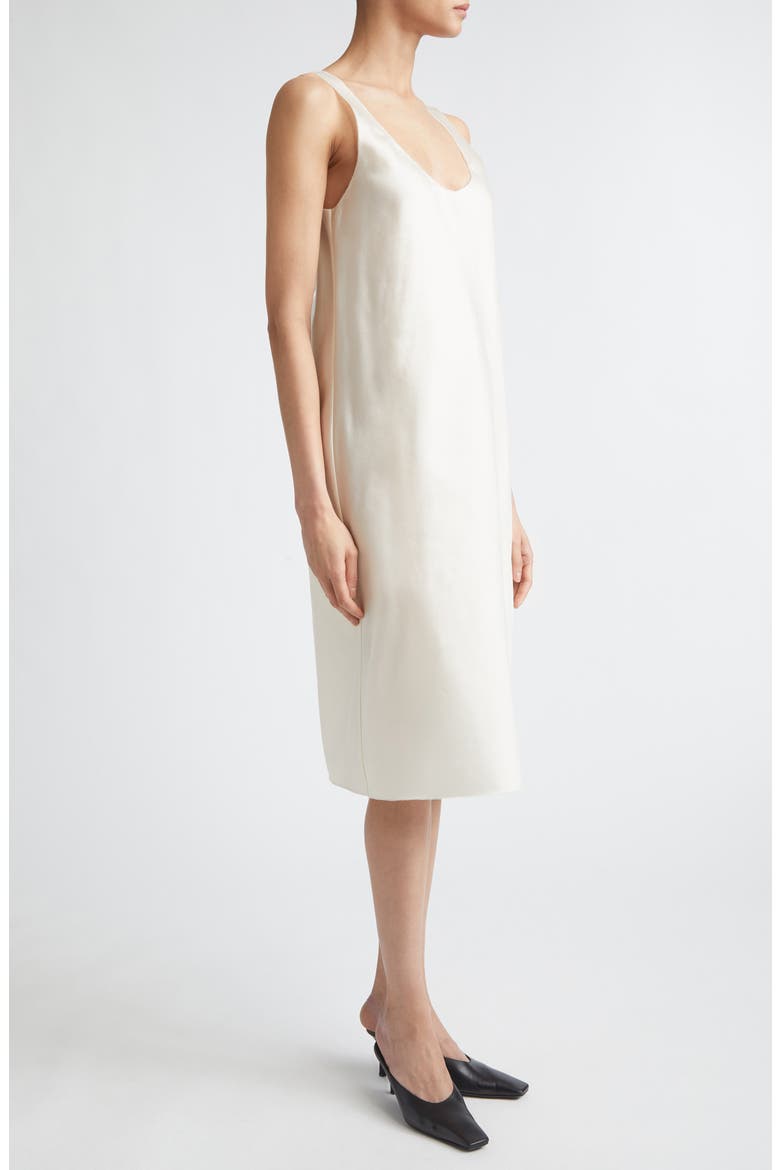Elio Silk Tank Dress, Alternate, color, CREAM