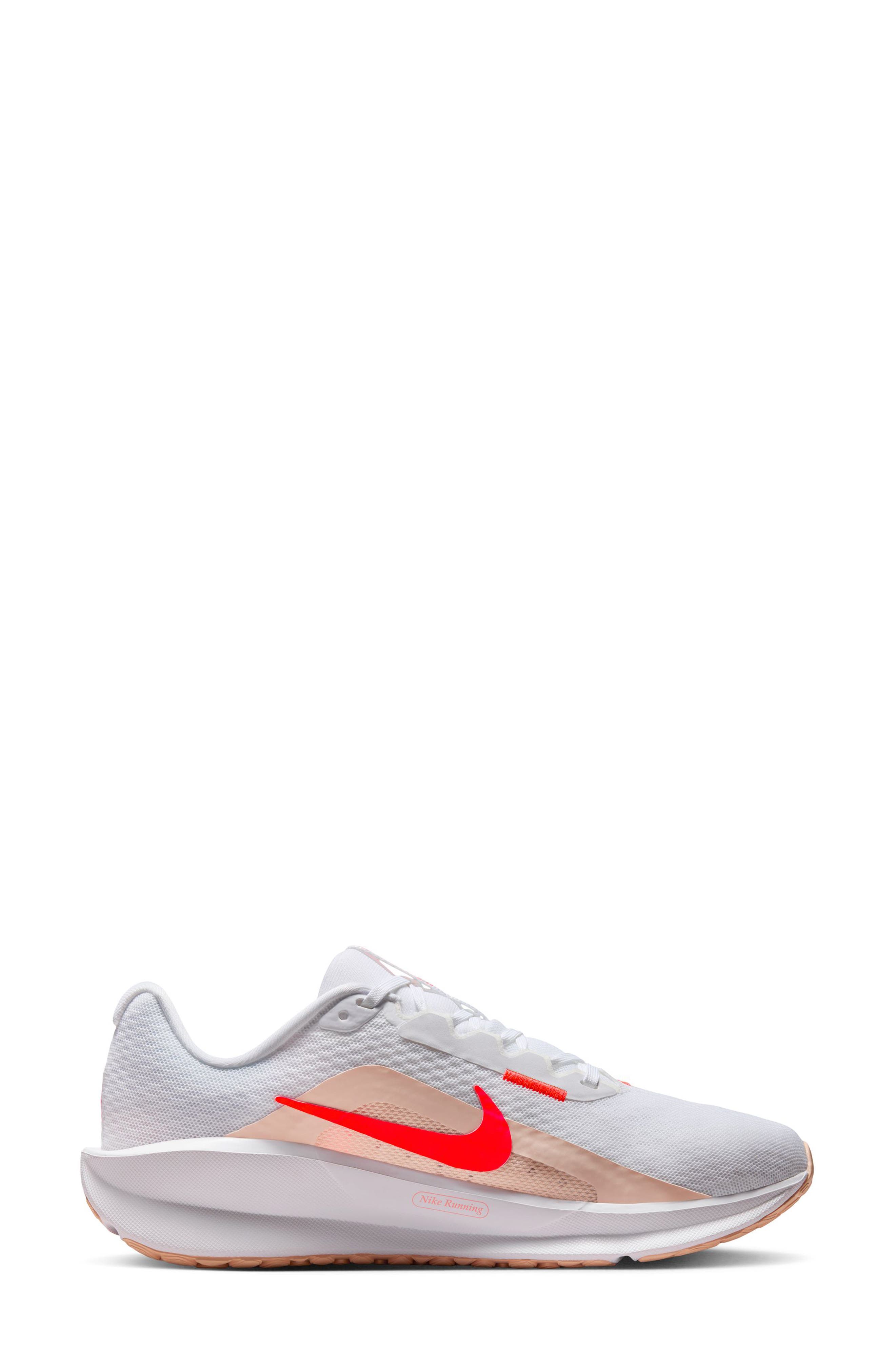 Nike Downshifter 13 Sneaker, Alternate, color, White/ Crimson/ Coral