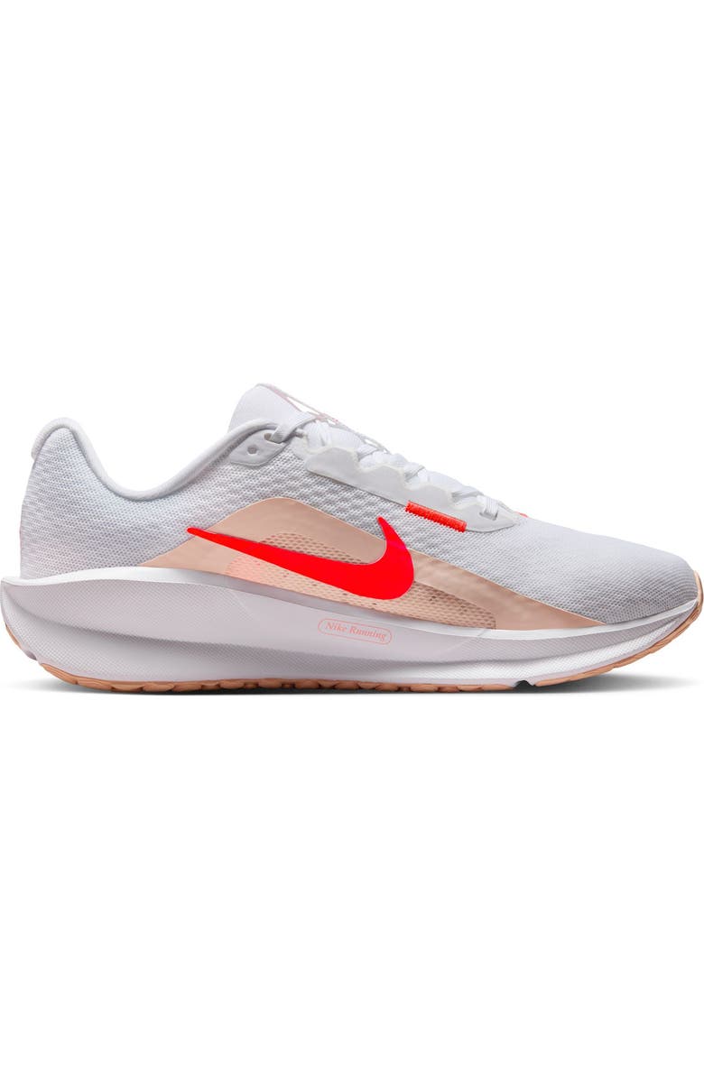Nike Downshifter 13 Sneaker, Alternate, color, White/ Crimson/ Coral