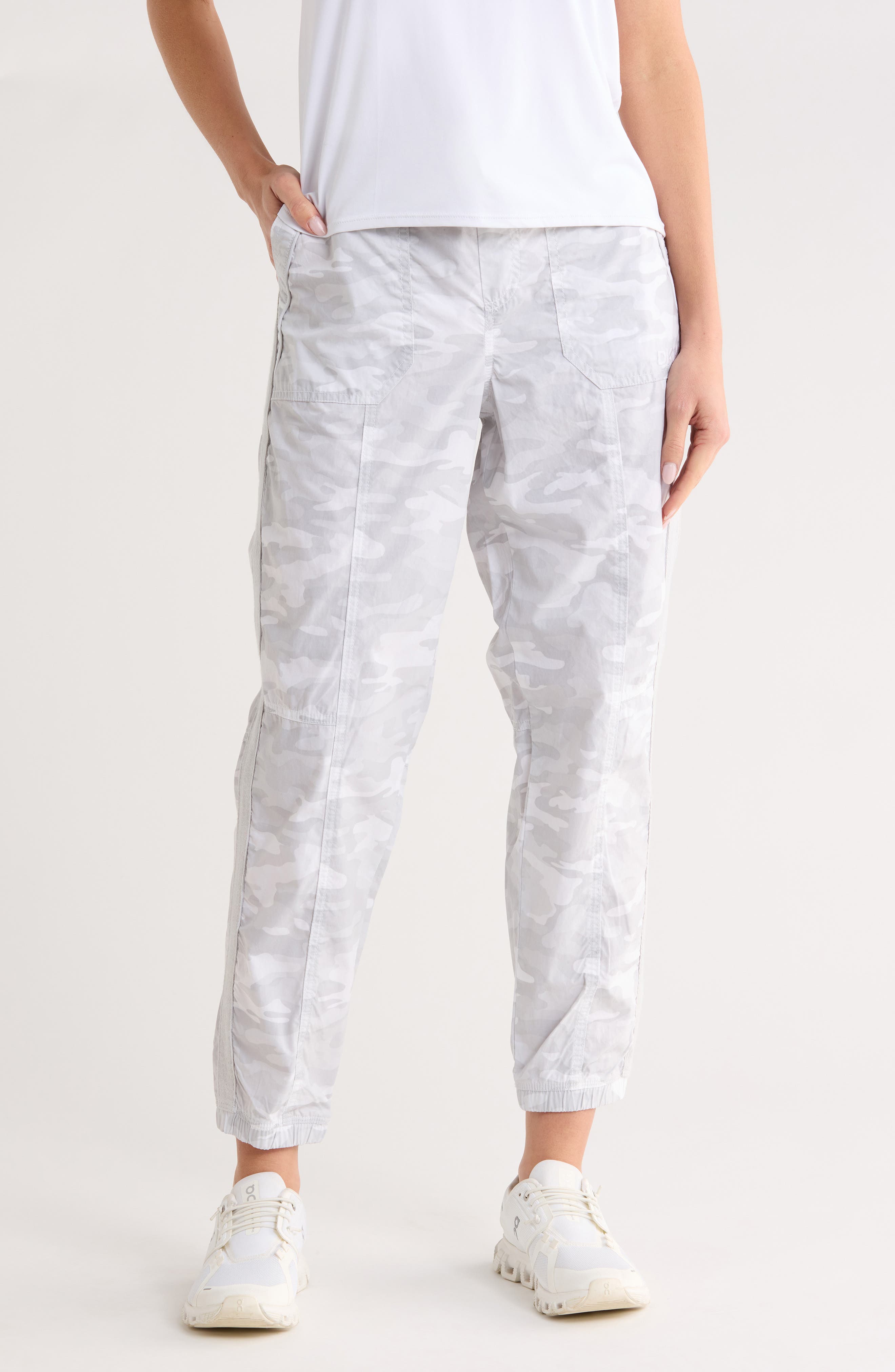 Drawcord Waist Cotton Cargo Joggers - image 3