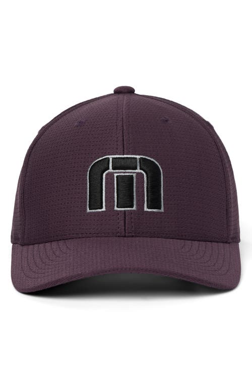 Travismathew Bahamas Snapback Baseball Cap In Plum