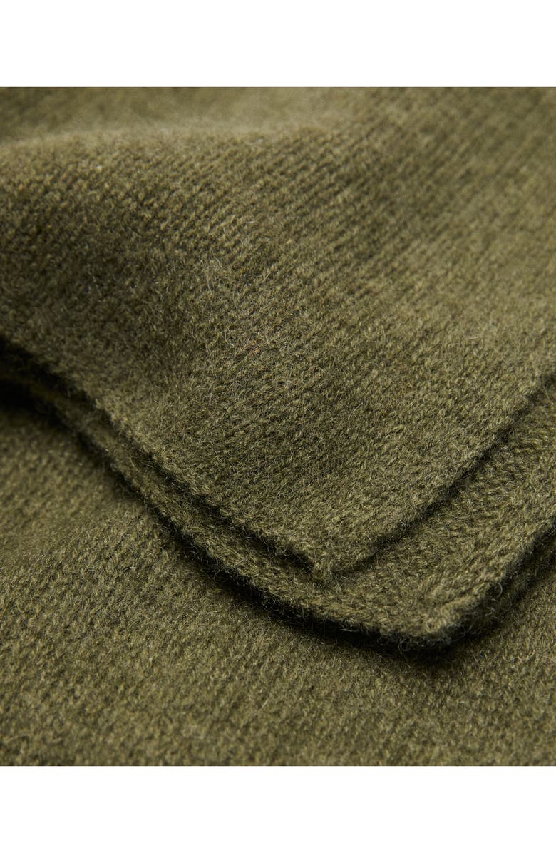 MANGO Selection Cashmere Scarf, Alternate, color, Medium Green