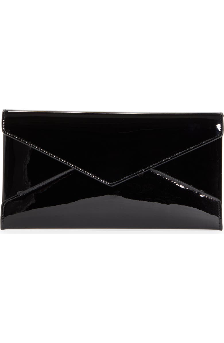 Saint Laurent Paloma Patent Leather Envelope Clutch, Main, color,