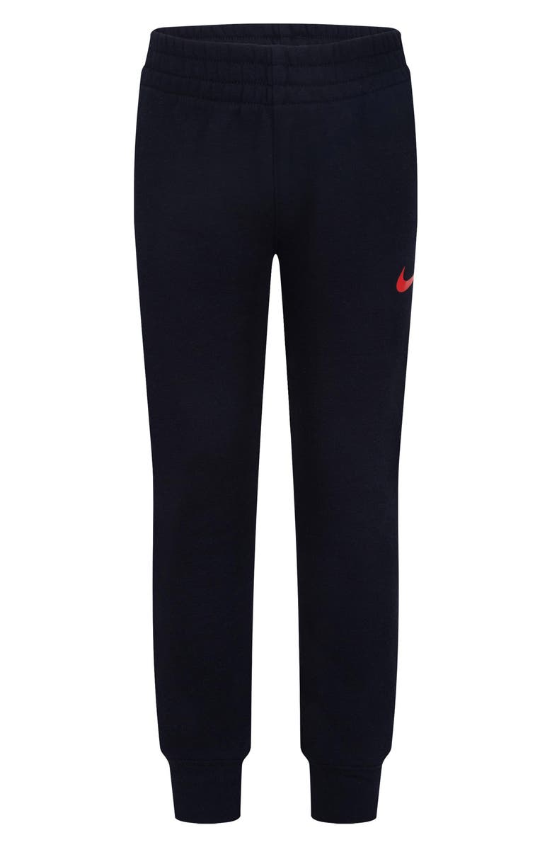 Nike Kids' Futura Block Logo Fleece Set, Alternate, color, Black