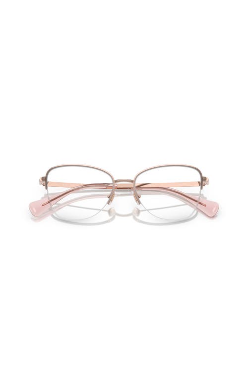 Ralph 53mm Irregular Optical Glasses In Pink