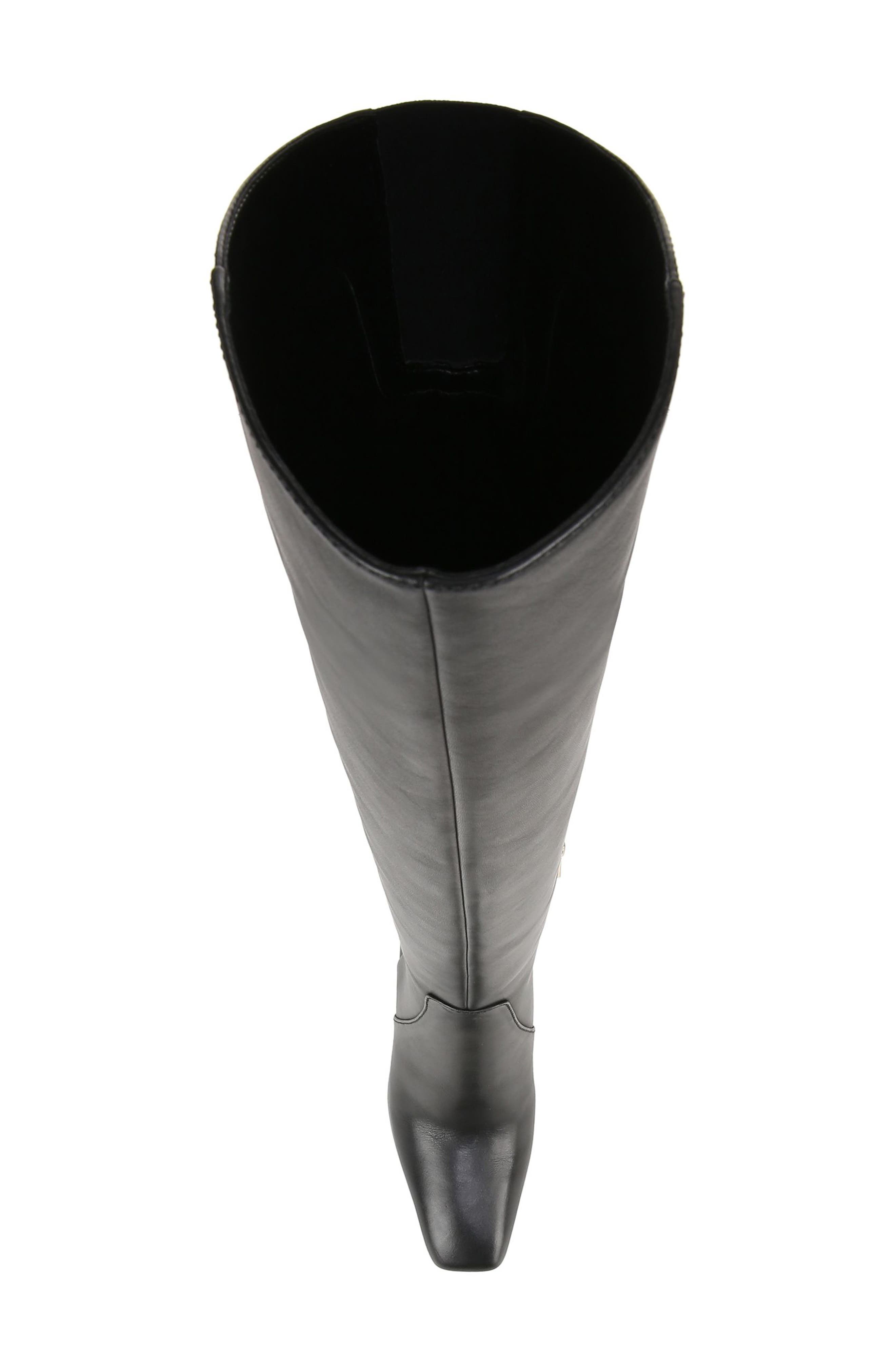 Naturalizer Lyric Over the Knee Boot, Alternate, color, Black Leather