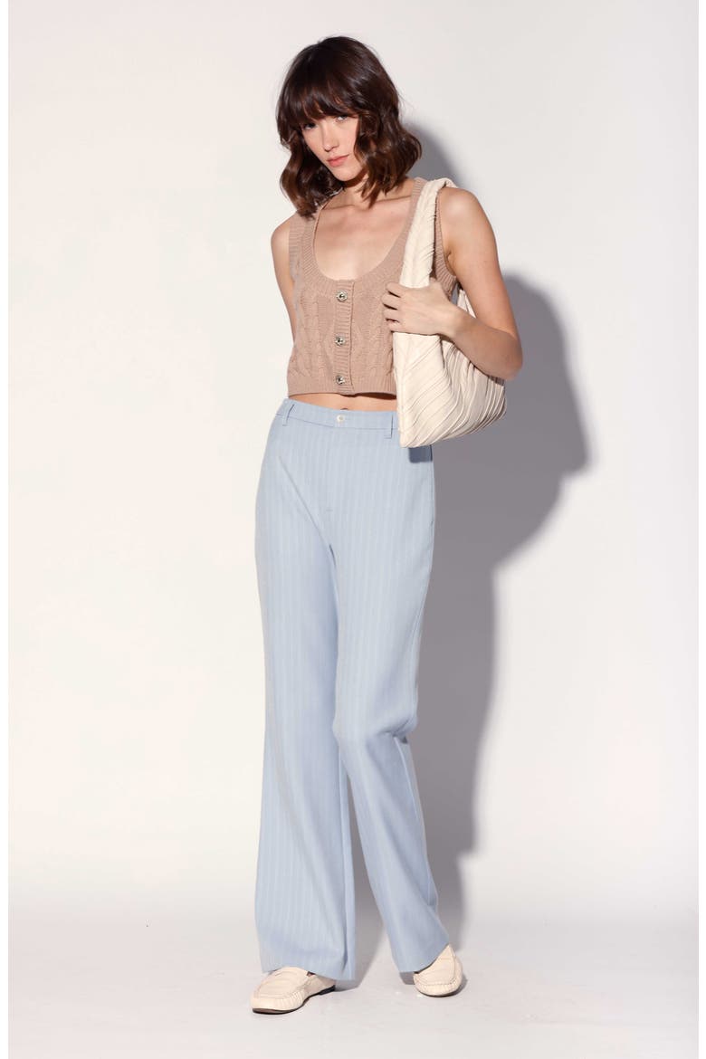 Nicola Pinstripe Pants, Alternate, color, STONE PINSTRIPE