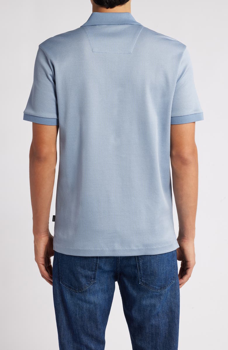 BOSS Parlay Cotton Piqué Polo, Alternate, color, Open Blue