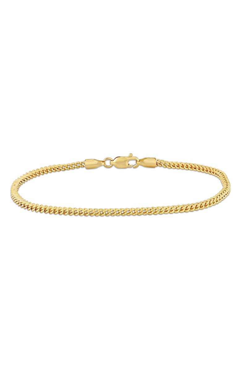 DELMAR 10K Gold Franco Chain Bracelet, Main, color, 