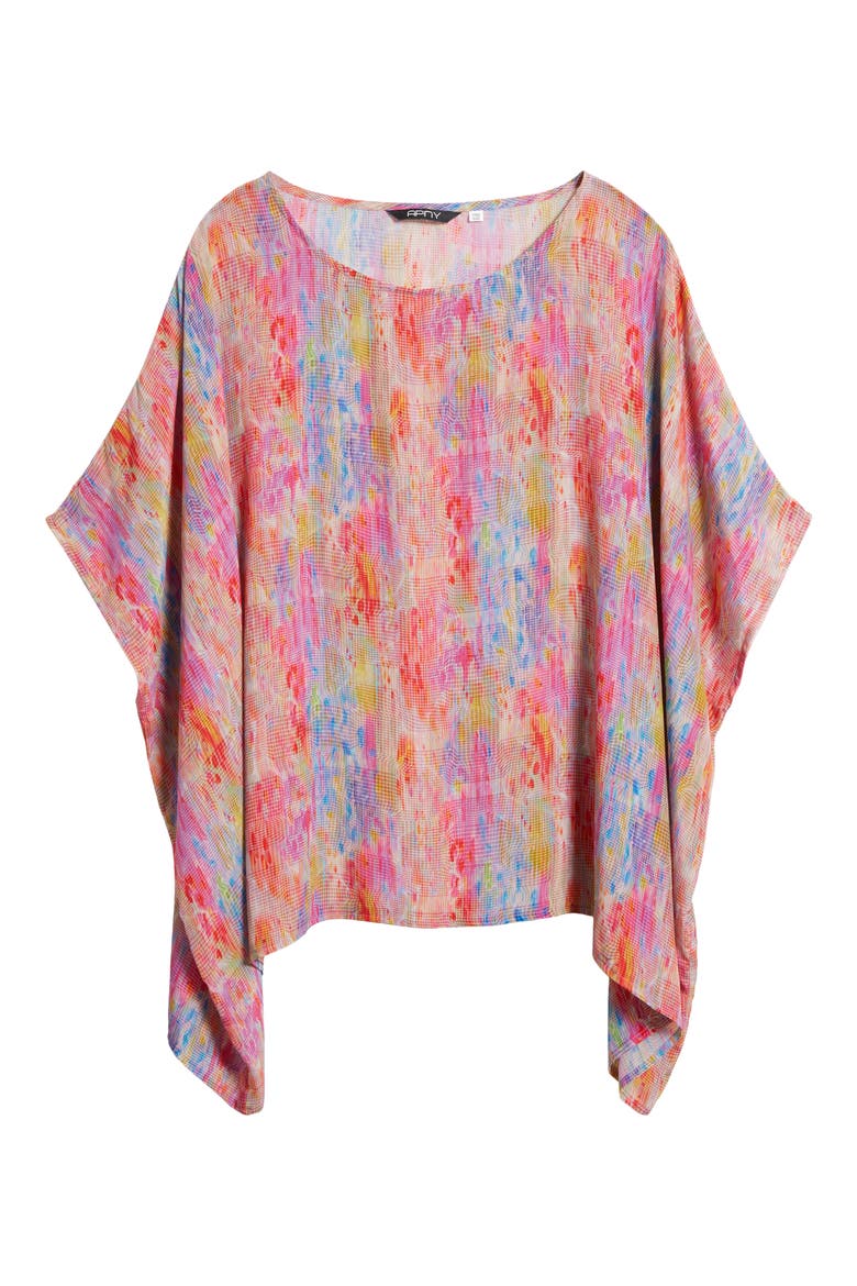 Print Dolman Sleeve Top, Alternate, color, PINK MULTI