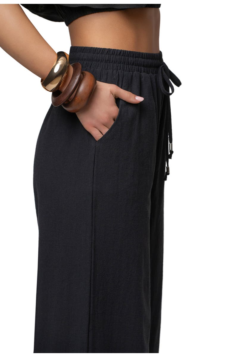 JLUXLABEL Marina Two-Piece Pant Set, Alternate, color, Black