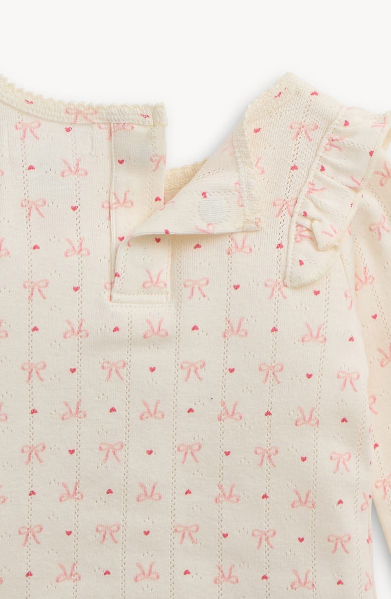 Magnetic Me Kids' Heart 'n' Bow Two-Piece Pajamas, Alternate, color, Hebow