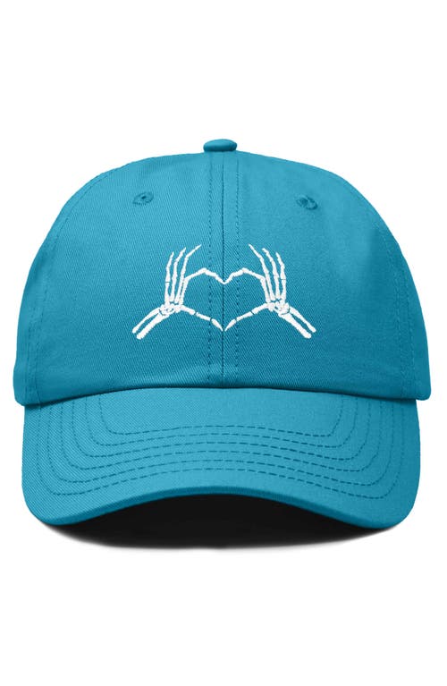 DALIX DALIX SKELETON HEART EMBROIDERED DAD HAT