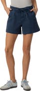 KUT from the Kloth Jane Drawstring High Waist Twill Shorts