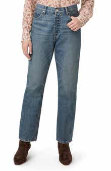 PAIGE Billy High Waist Ankle Straight Leg Jeans