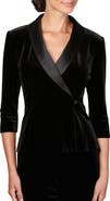 Alex Evenings Velvet Tuxedo Top
