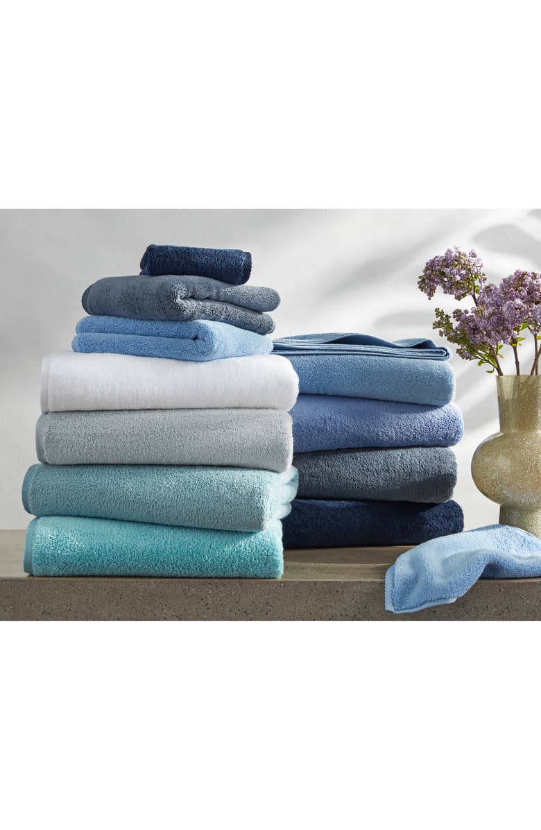 Matouk Milagro Fingertip Towel, Alternate, color, Charcoal