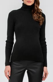 Pietro Brunelli Maternity Aurora Turtleneck Rib Maternity Sweater