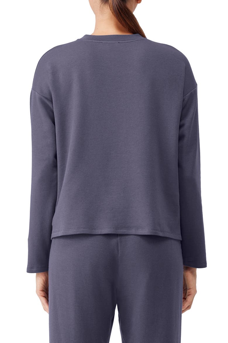 Boxy Long Sleeve Top, Alternate, color, TWILIGHT