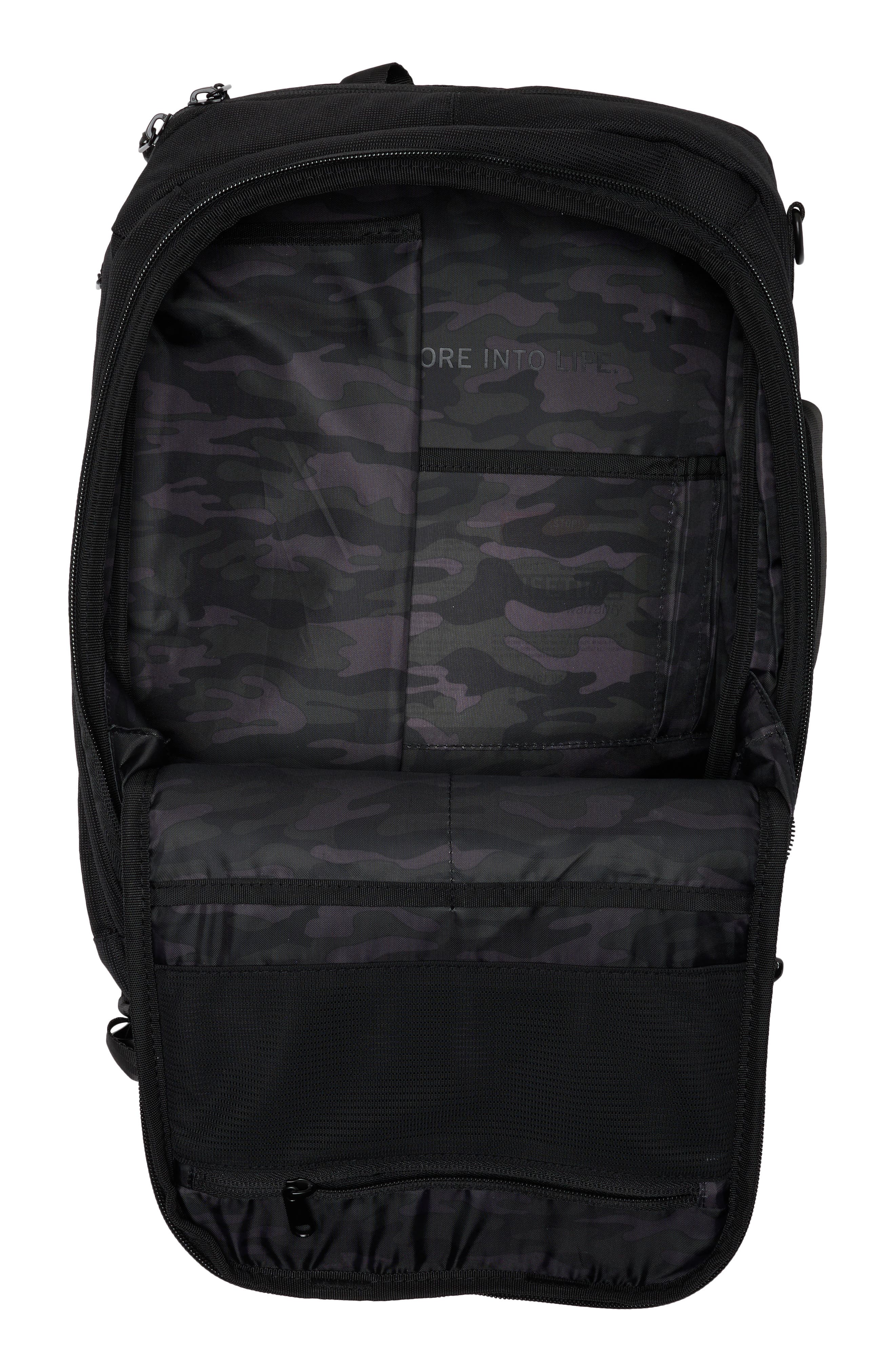 Convertible Backpack, Alternate, color, BLACK