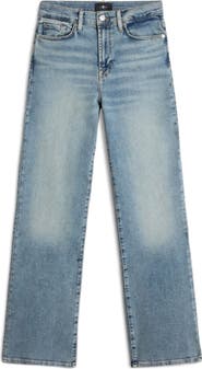 7 For All Mankind Alexa High Waist Straight Leg Jeans