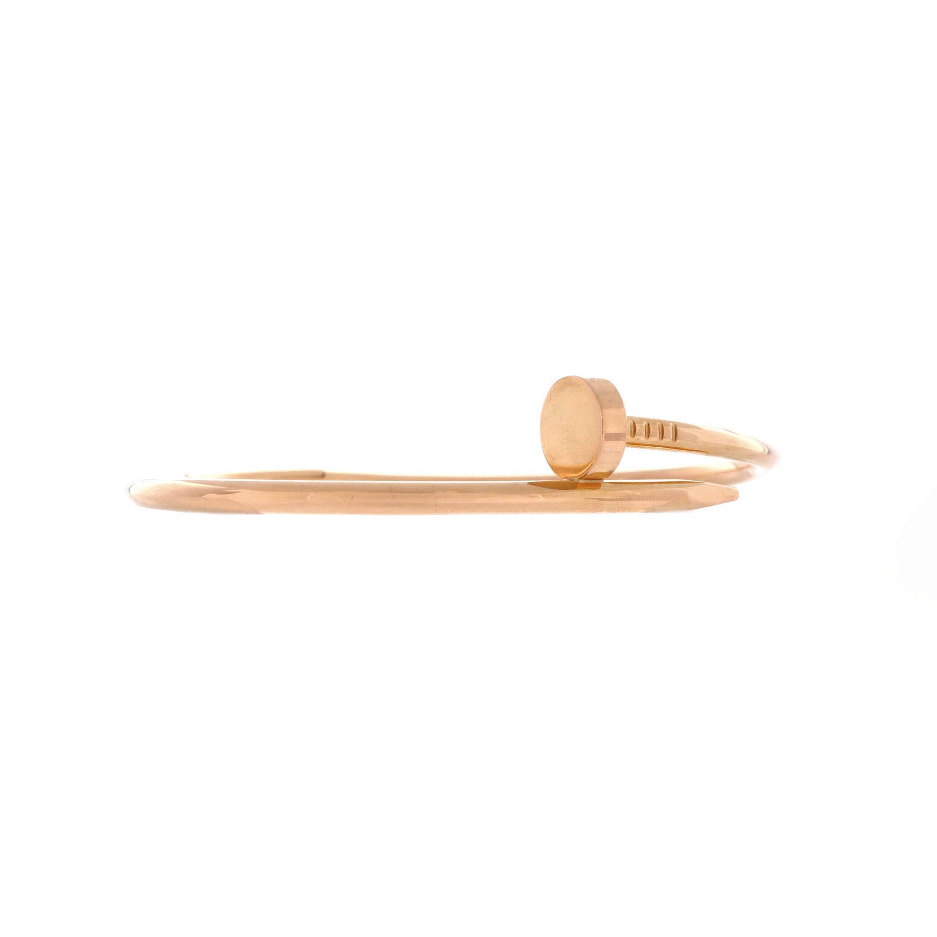 Juste un Clou Bracelet 18K Rose Gold Classic, Alternate, color, Metallic Gold