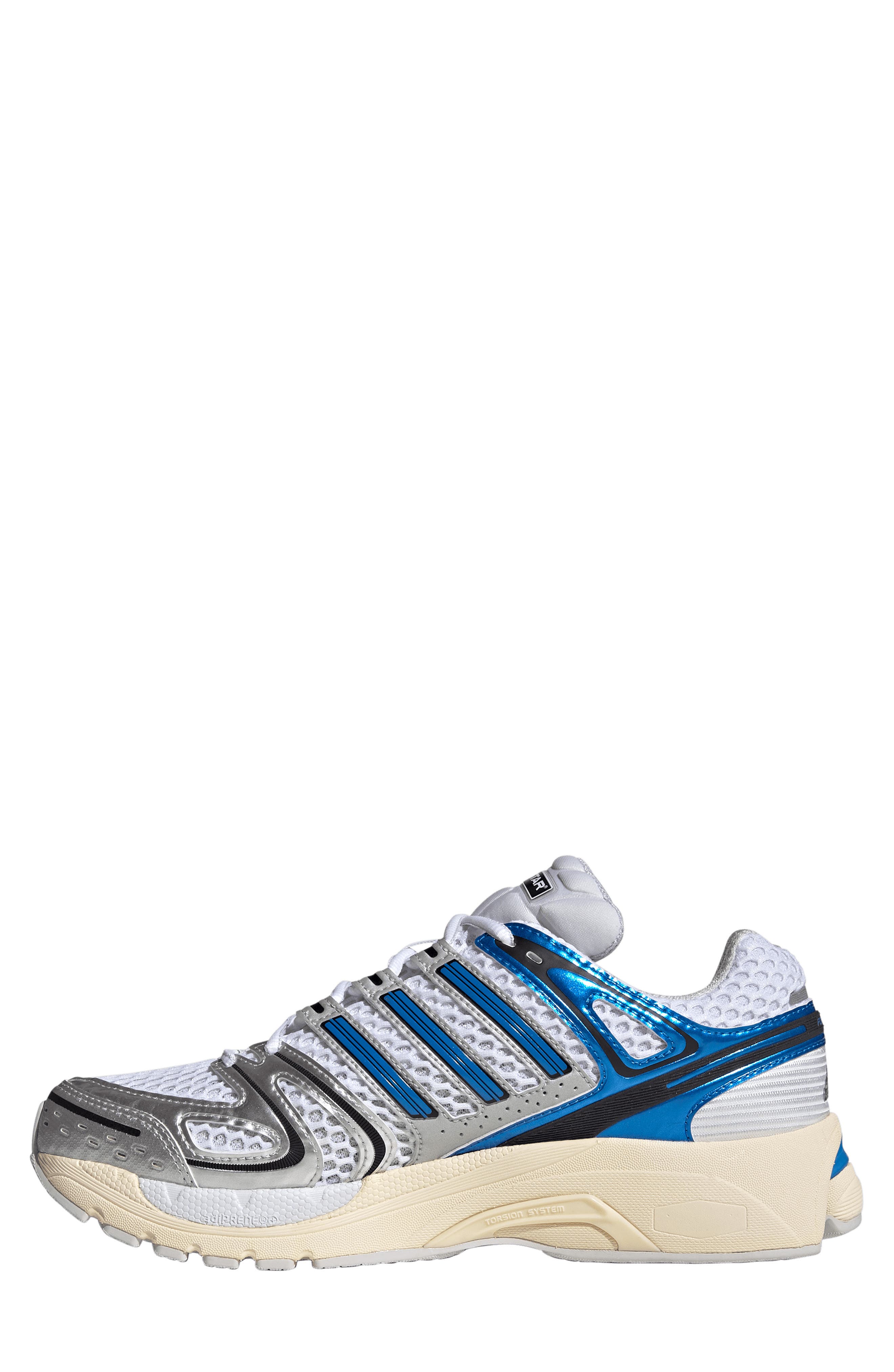 adidas Gender Inclusive Adistar Control 5 Sneaker, Alternate, color, White/ Lucid Ray Blue/ Grey