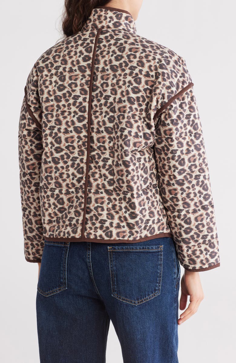 Vigoss Leopard Box Quilted Jacket, Alternate, color,