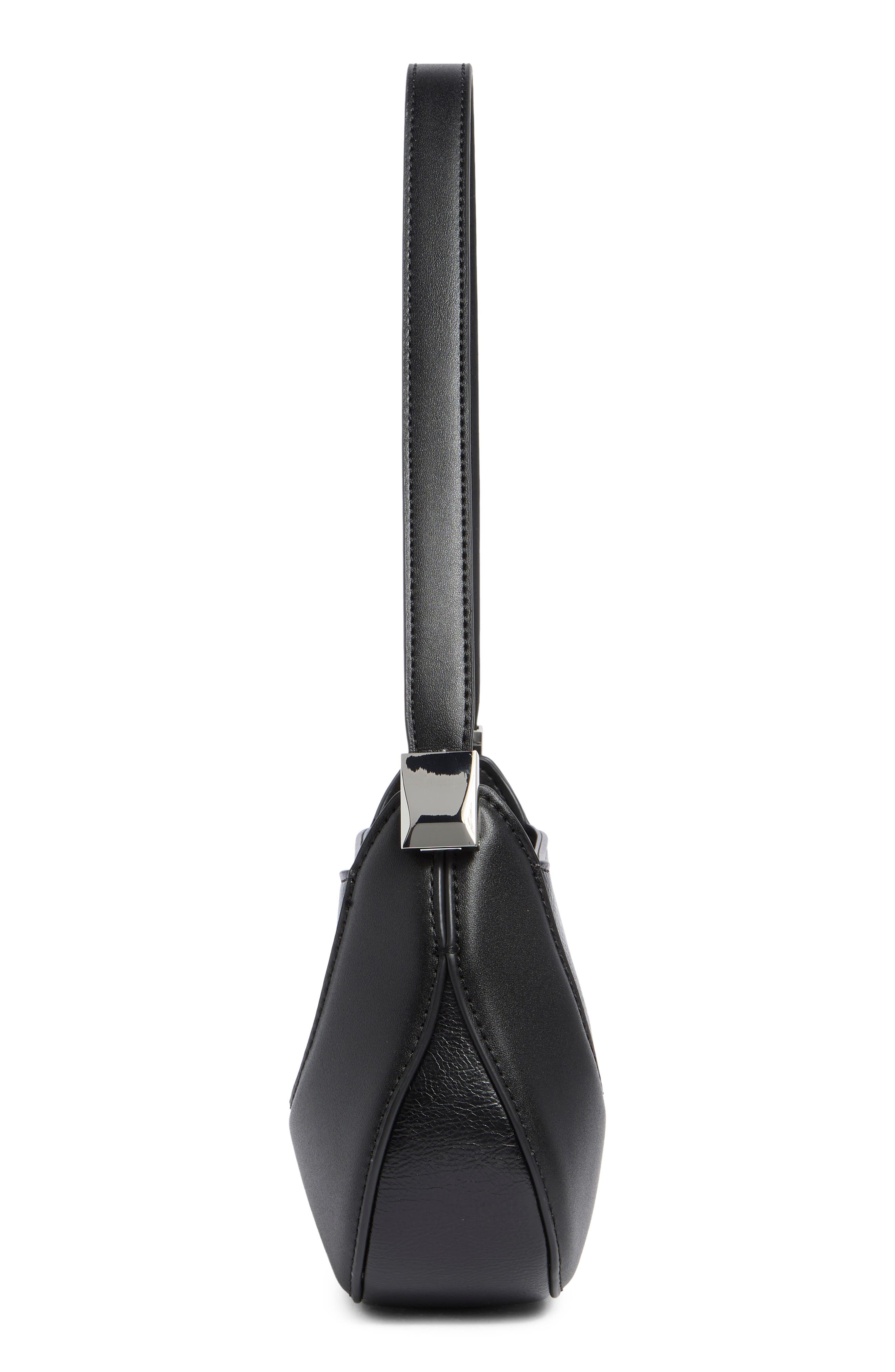 Calvin Klein Nori Shoulder Bag, Alternate, color, Black/ Silver