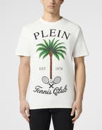 PHILIPP PLEIN Round Neck T-Shirt Tennis Club Stones Men