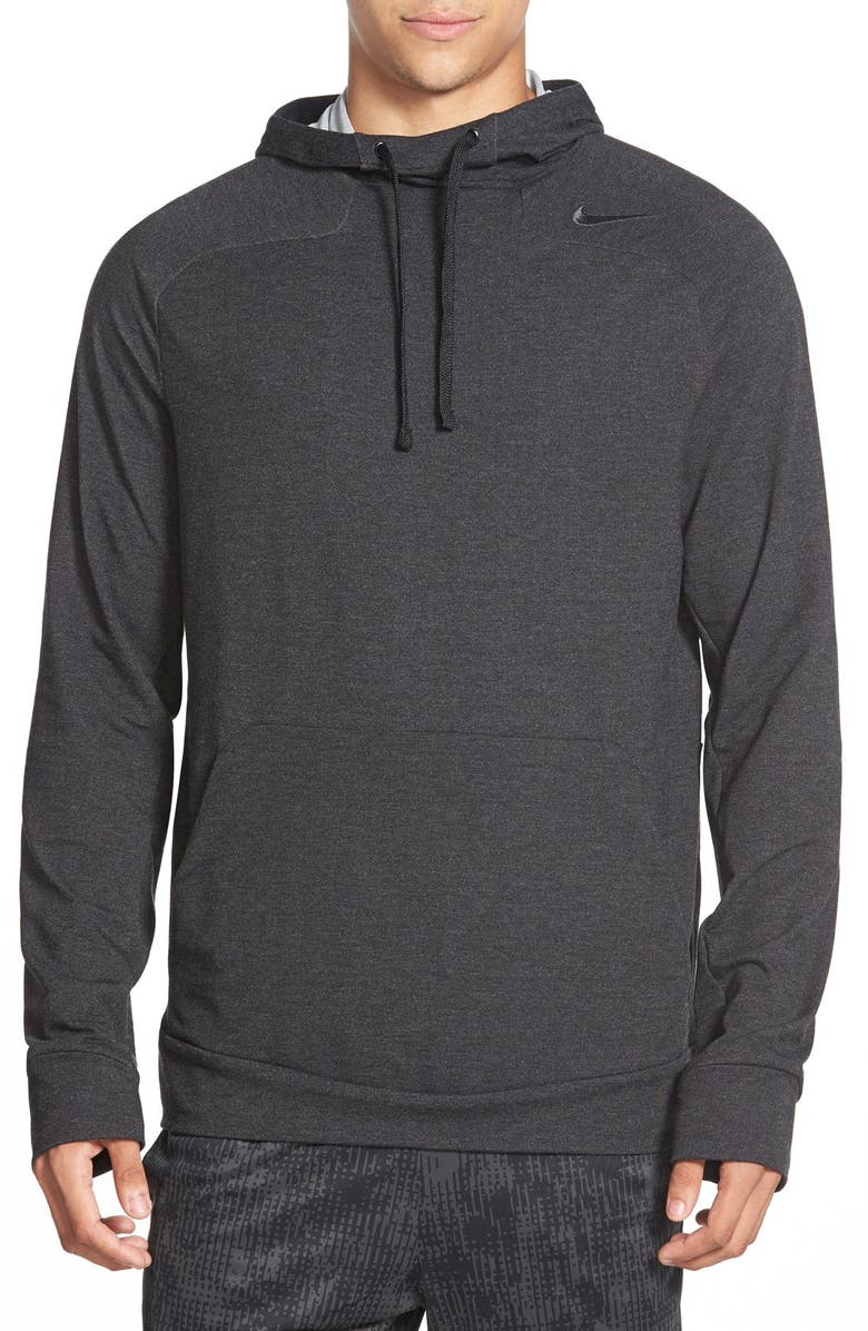 Nike 'Touch' Dri-FIT Fleece Training Hoodie, Main, color, 