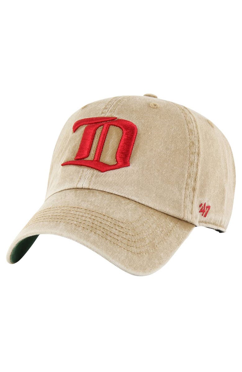'47 Men's '47 Khaki Detroit Red Wings Earldor Clean Up Adjustable Hat, Alternate, color, Khaki