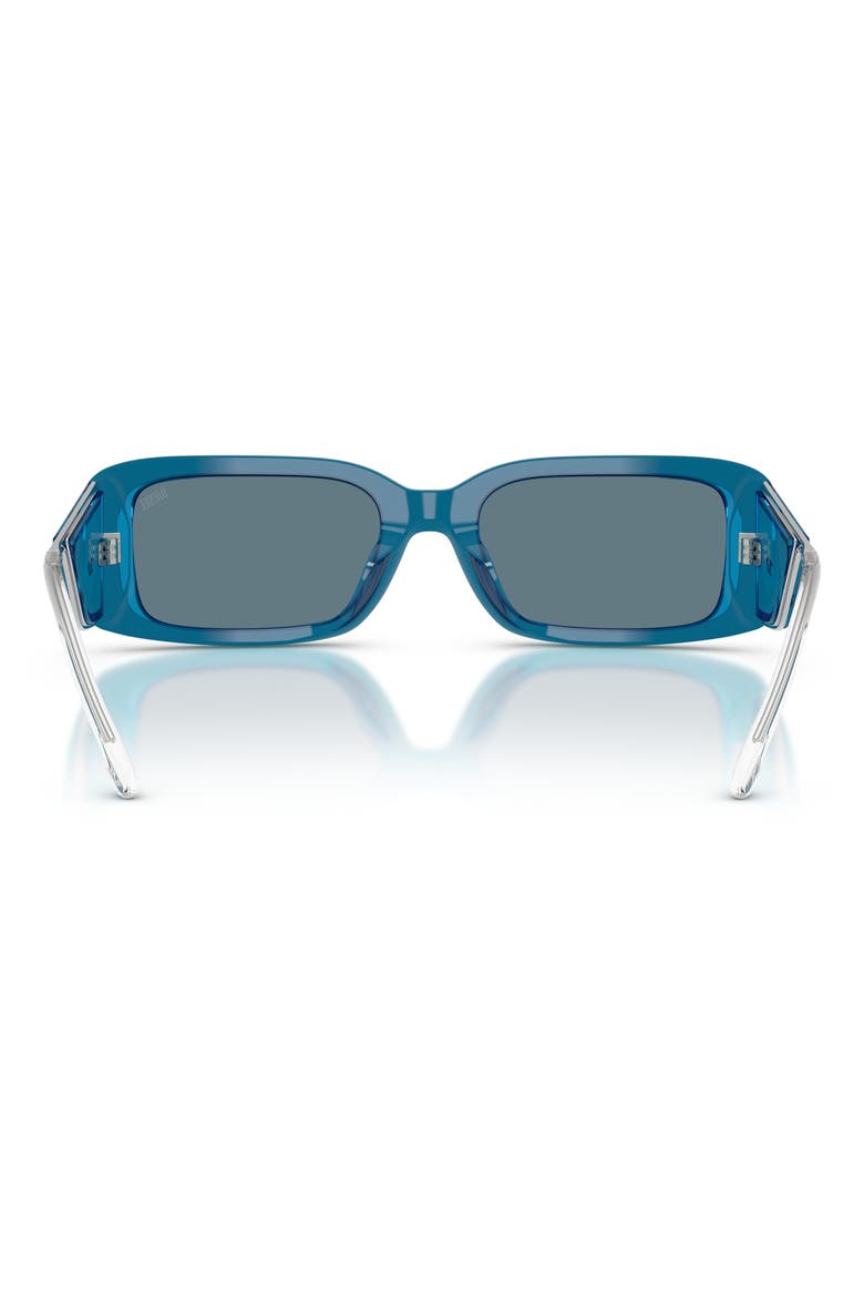 53mm Rectangular Sunglasses, Alternate, color, BILAYER BLUE TRANSPARENT BLUE