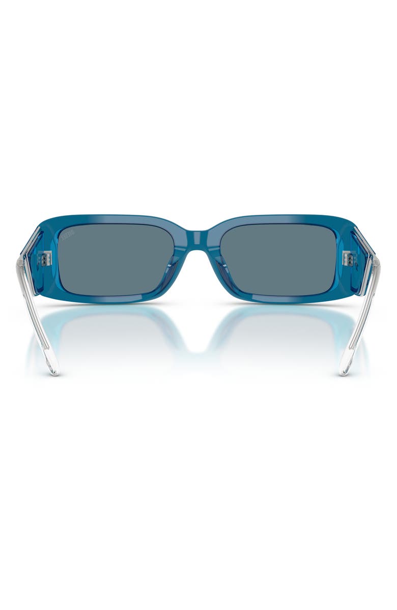 DIESEL<sup>®</sup> 53mm Rectangular Sunglasses, Alternate, color, Bilayer Blue Transp / Blue
