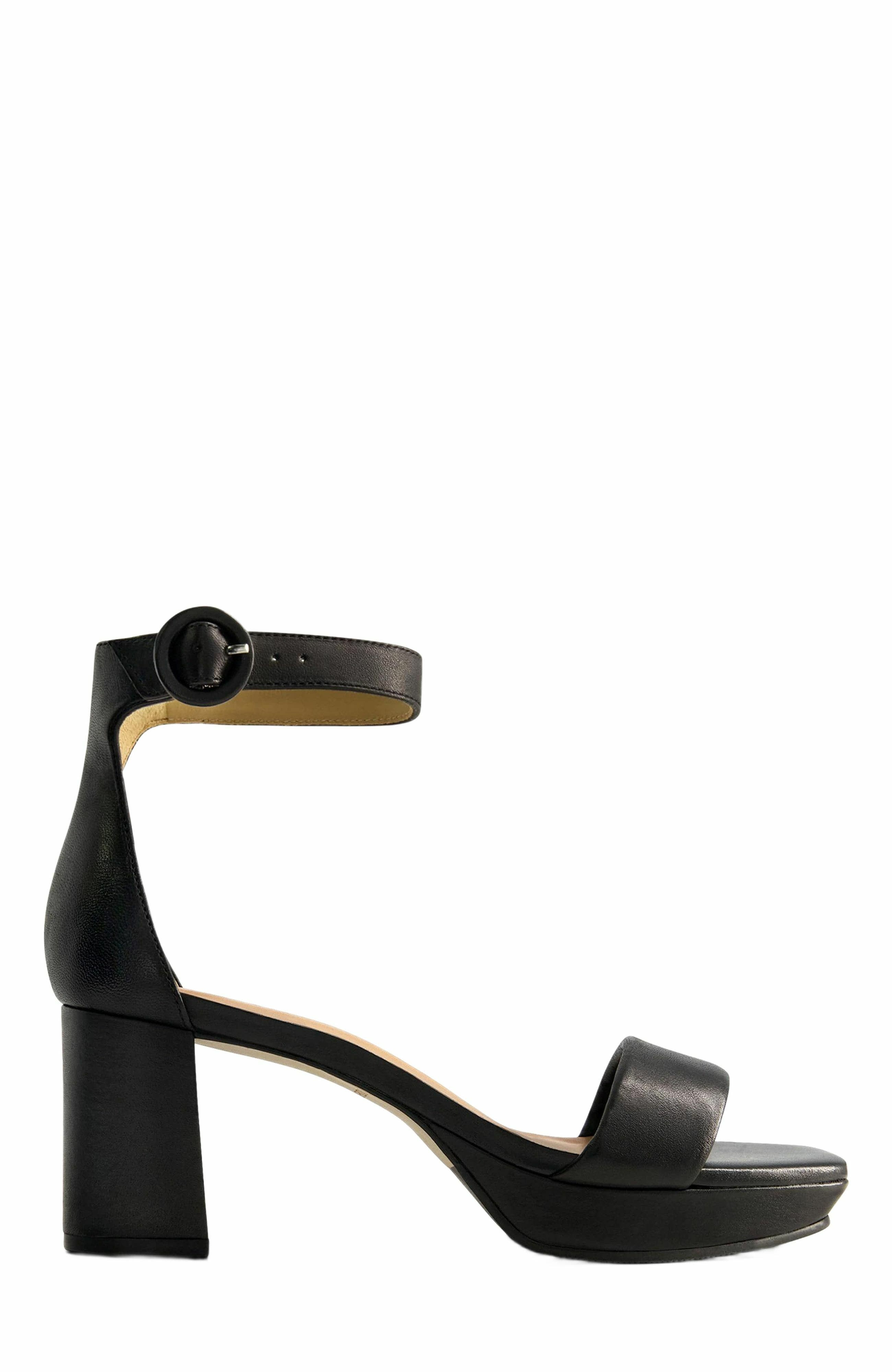 Carla Platform Sandal, Main, color, BLACK