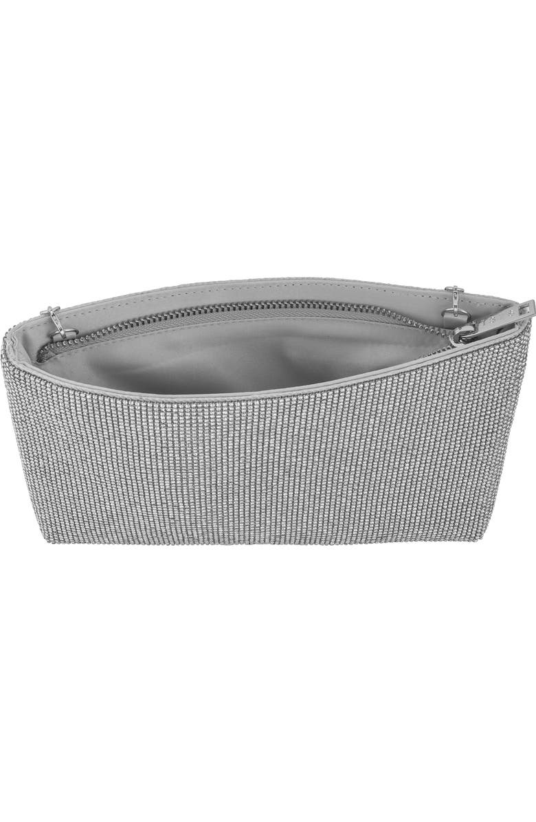 Whiting & Davis Lainey Crystal Clutch, Alternate, color, Pewter Crystal