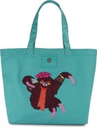 Kurt Geiger London Holborn Shopper Patch Canvas Tote