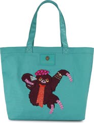 Kurt Geiger London Holborn Shopper Patch Canvas Tote