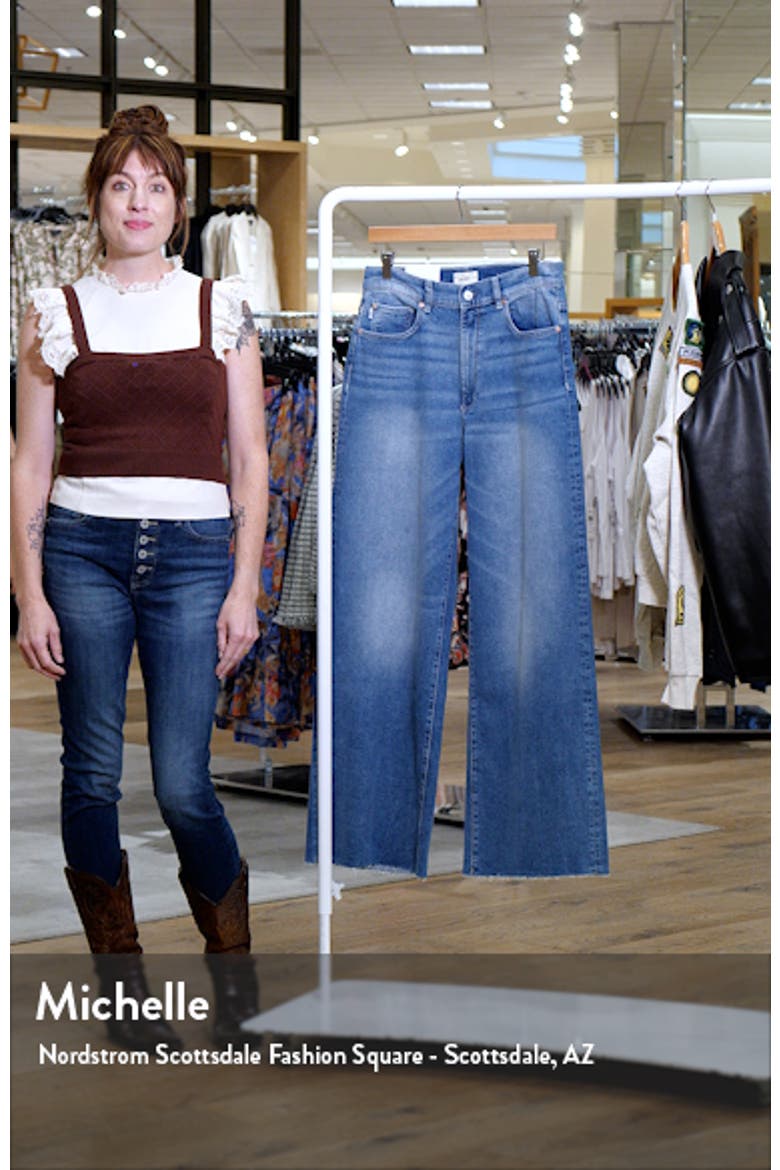 Hepburn High Waist Wide Leg Jeans video