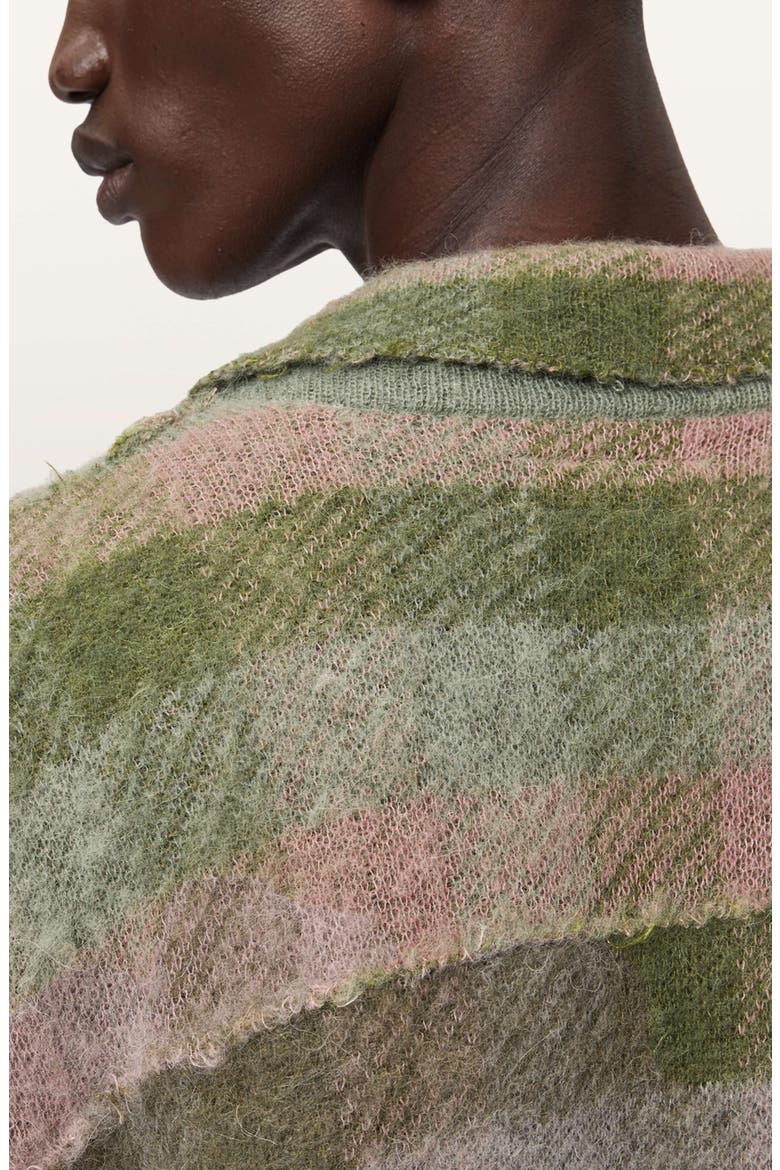 Adler Distressed Cardigan, Alternate, color, SUNBAKED PINK