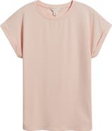 Caslon® Cuff Sleeve T-Shirt