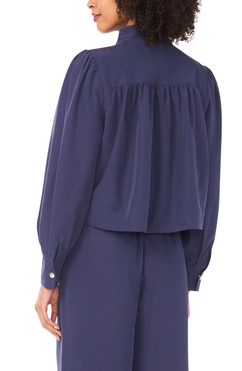 Vince Camuto Zip Front Jacket, Alternate, color, Classic Navy