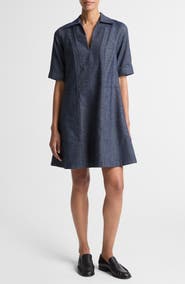 Vince Denim A-Line Dress