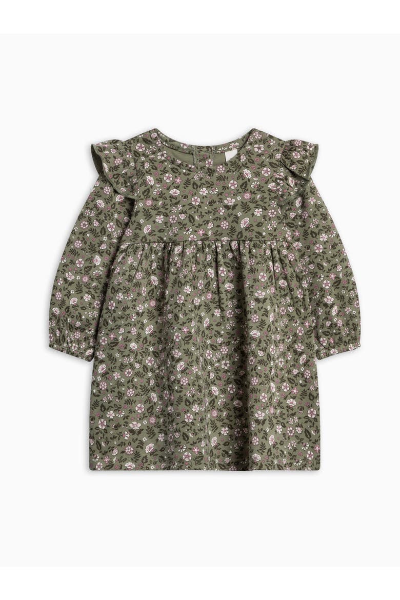 Organic Cotton Mika Armhole Ruffle Long Sleeve Dress, Main, color, Kelsey Floral